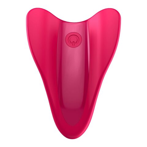 Вібратор ергономічної форми на палець Satisfyer High Fly червоний