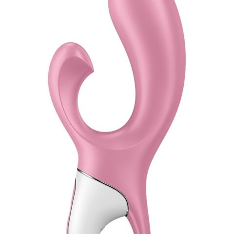 Вібратор кролик Satisfyer Air Pump Bunny 2 з технологією тиску повітря, рожевий