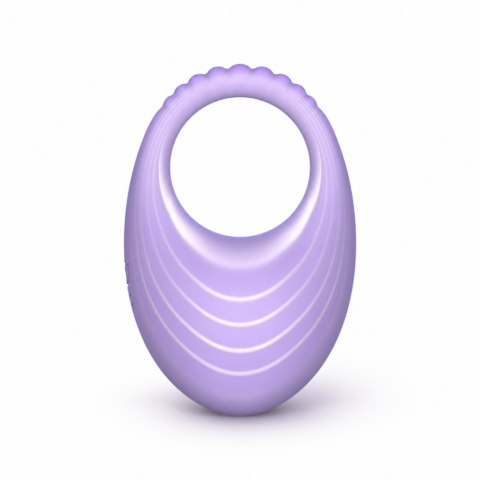 Віброкільце UNIVIBE Halo Lilac з керуванням через додаток, 9 режимів вібрації, фіолетове