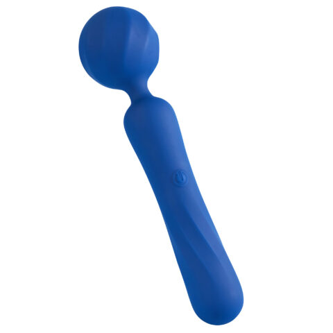 Вібромасажер Wand із гнучкою насадкою BeYourLover Titan, синій, 25 × 6,27 см