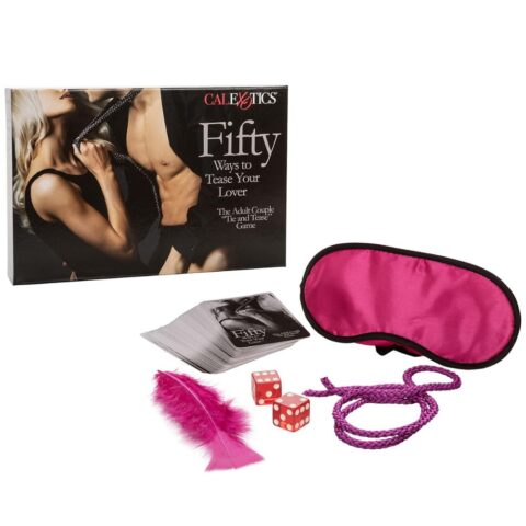 Гра для пар, набір CalExotics Fifty Ways To Tease Your Love, 6 предметів