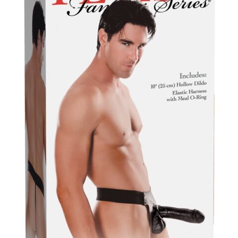 Фаллопротез реалістичний Pipedream Fetish Fantasy Series на кільцевому кріпленні, чорний